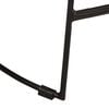 vidaXL Σκαμπό Μπαρ 2 τεμ. Μαύρα 45x40x78 εκ. από Μασίφ Ξύλο Μάνγκο
