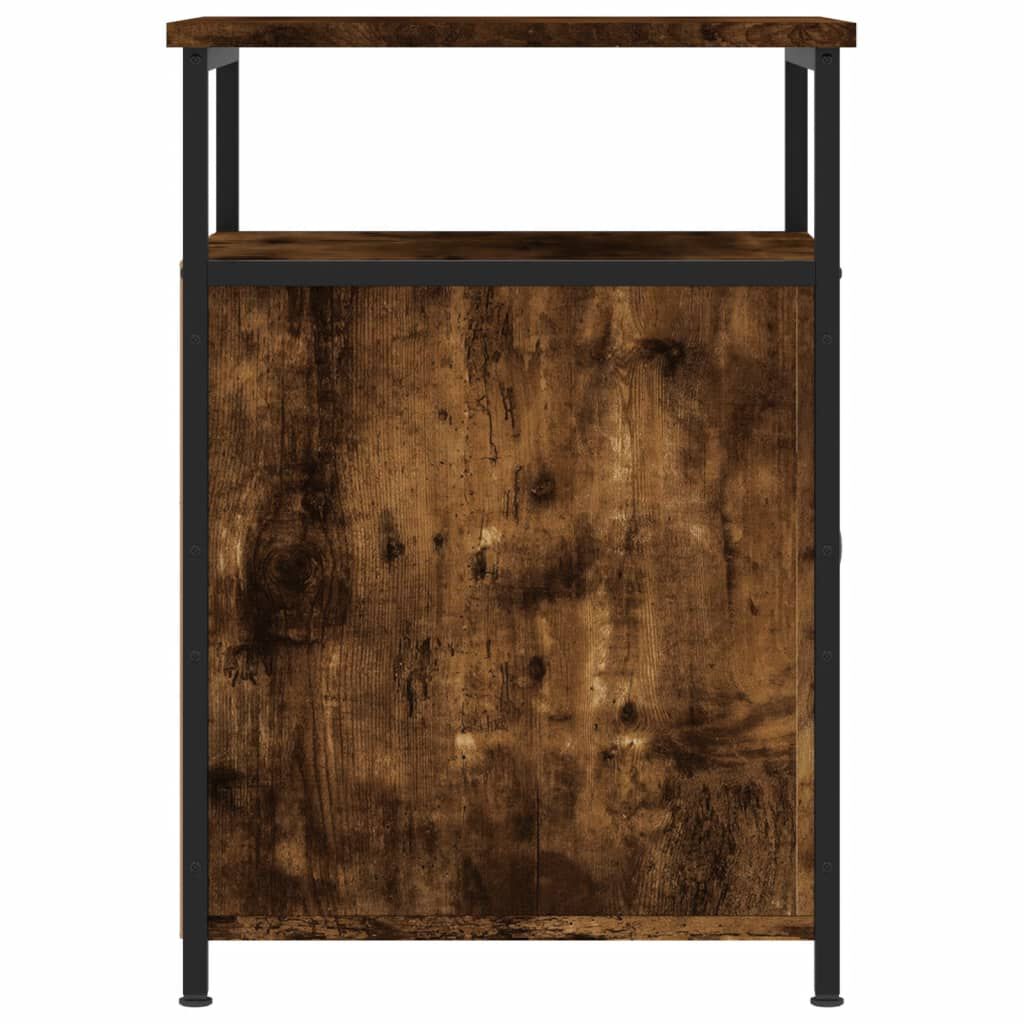 vidaXL Κομοδίνο Καπνιστή Δρυς 40x42x60 εκ. από Επεξεργασμένο Ξύλο