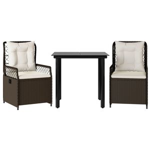 vidaXL &Sigma;&epsilon;&tau; &Tau;&rho;&alpha;&pi;&epsilon;&zeta;&alpha;&rho;ί&alpha;&sigmaf; &Kappa;ή&pi;&omicron;&upsilon; 3 &tau;&epsilon;&mu;. &Kappa;&alpha;&phi;έ &Sigma;&upsilon;&nu;&theta;&epsilon;&tau;&iota;&kappa;ό &Rho;&alpha;&tau;ά&nu; &mu;&epsilon; &Mu;&alpha;&xi;&iota;&lambda;ά&rho;&iota;&alpha;