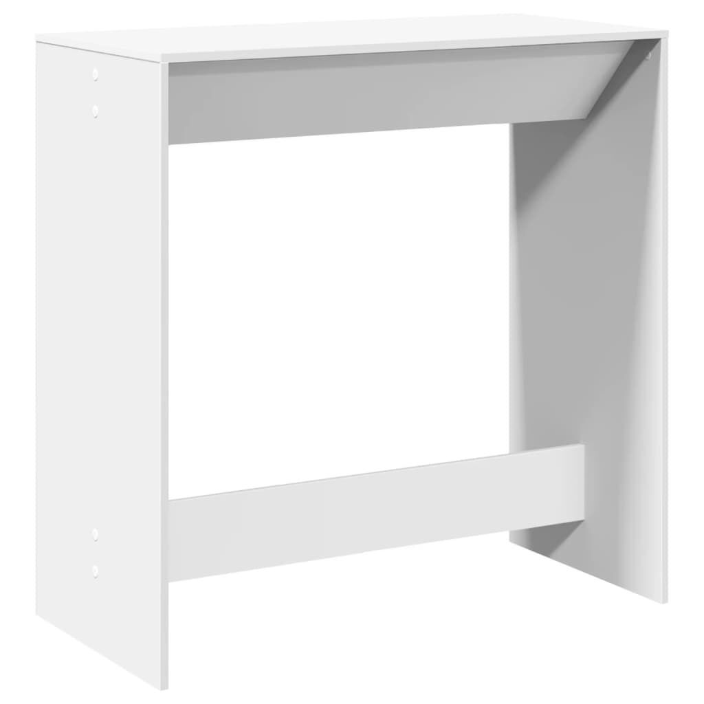 vidaXL Τραπέζι Μπαρ Λευκό 102x50x103,5εκ. Επεξεργ. Ξύλο