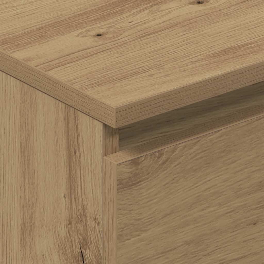 vidaXL Μπουφές Τεχνίτης Δρυς 60x35x98,5 εκ Ξύλο μηχανής