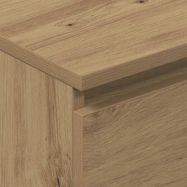 vidaXL Μπουφές Τεχνίτης Δρυς 60x35x98,5 εκ Ξύλο μηχανής
