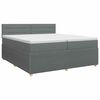 vidaXL &Kappa;&rho;&epsilon;&beta;ά&tau;&iota; box spring &mu;&epsilon; &sigma;&tau;&rho;ώ&mu;&alpha; &Sigma;&kappa;&omicron;ύ&rho;&omicron; &Gamma;&kappa;&rho;&iota; 200 x 200 cm Ύ&phi;&alpha;&sigma;&mu;&alpha;