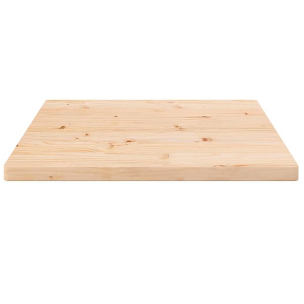 vidaXL Επιφάνεια Τραπεζιού Τετράγωνη 50x50x2,5 εκ. Μασίφ Ξύλο Πεύκου