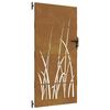 vidaXL &Pi;ό&rho;&tau;&alpha; &Kappa;ή&pi;&omicron;&upsilon; &mu;&epsilon; &Sigma;&chi;έ&delta;&iota;&omicron; &Chi;ό&rho;&tau;&omicron;&upsilon; &alpha;&pi;ό &Alpha;&tau;&sigma;ά&lambda;&iota; Corten 85x175 &epsilon;&kappa;.