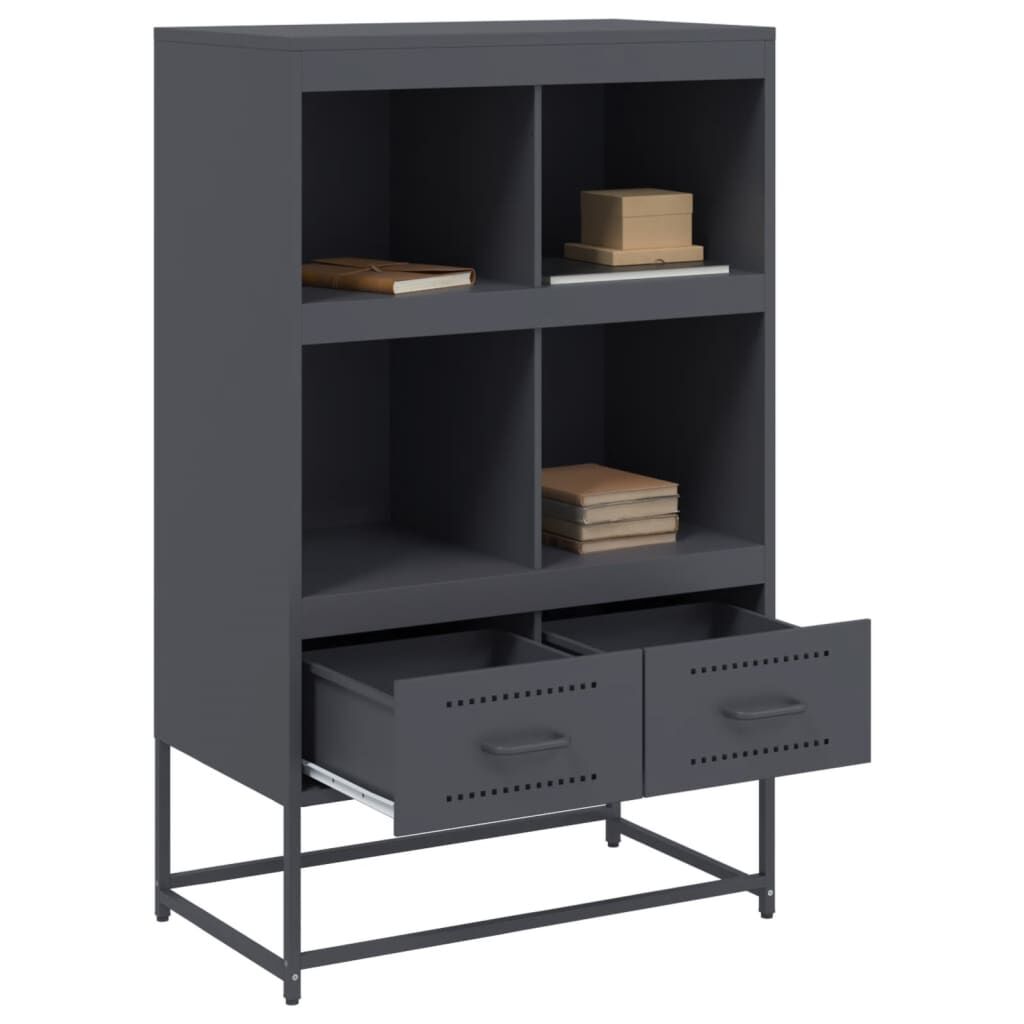 vidaXL Ντουλάπι Ανθρακί 68x39x111,5 εκ. από Χάλυβα