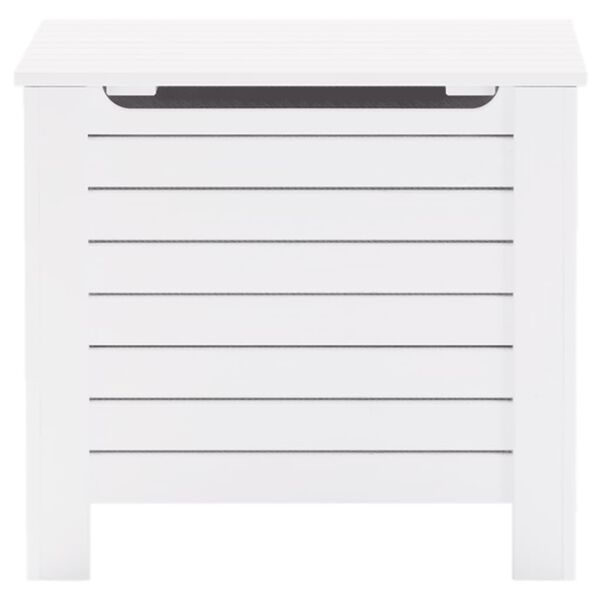 vidaXL Κουτί Αποθήκευσης με Καπάκι RANA Λευκό 60x49x54εκ. Μασίφ Πεύκο