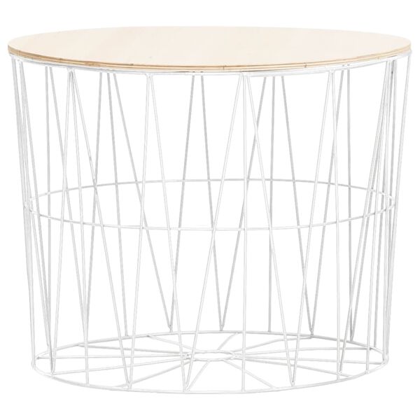 vidaXL Τραπεζάκια Σαλονιού 4 τεμ. Λευκά