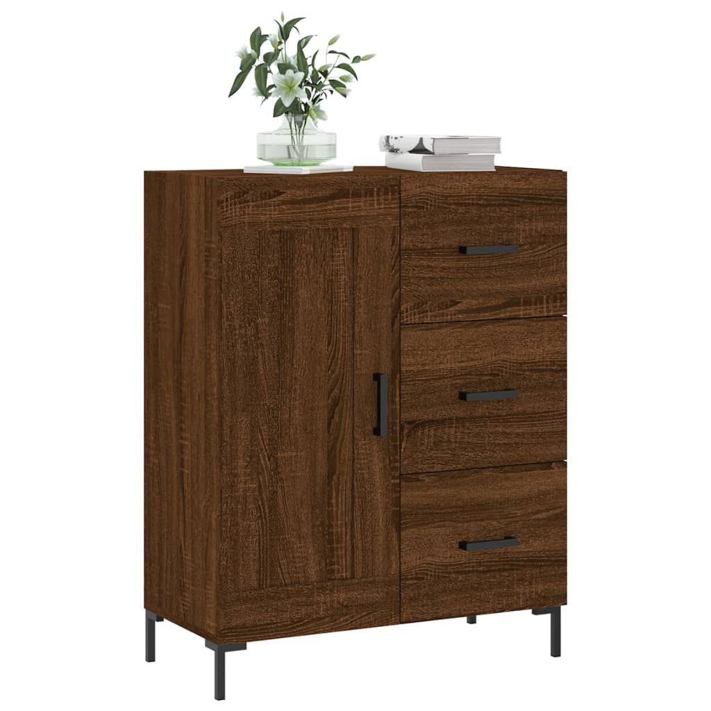 vidaXL Ντουλάπι Καφέ Δρυς 69,5 x 34 x 90 εκ. Επεξεργασμένο Ξύλο
