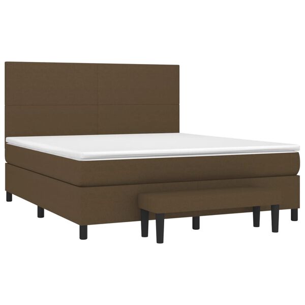 vidaXL &Kappa;&rho;&epsilon;&beta;ά&tau;&iota; Boxspring &mu;&epsilon; &Sigma;&tau;&rho;ώ&mu;&alpha; &Sigma;&kappa;&omicron;ύ&rho;&omicron; &Kappa;&alpha;&phi;έ 160x200 &epsilon;&kappa; &Upsilon;&phi;&alpha;&sigma;&mu;ά&tau;&iota;&nu;&omicron;