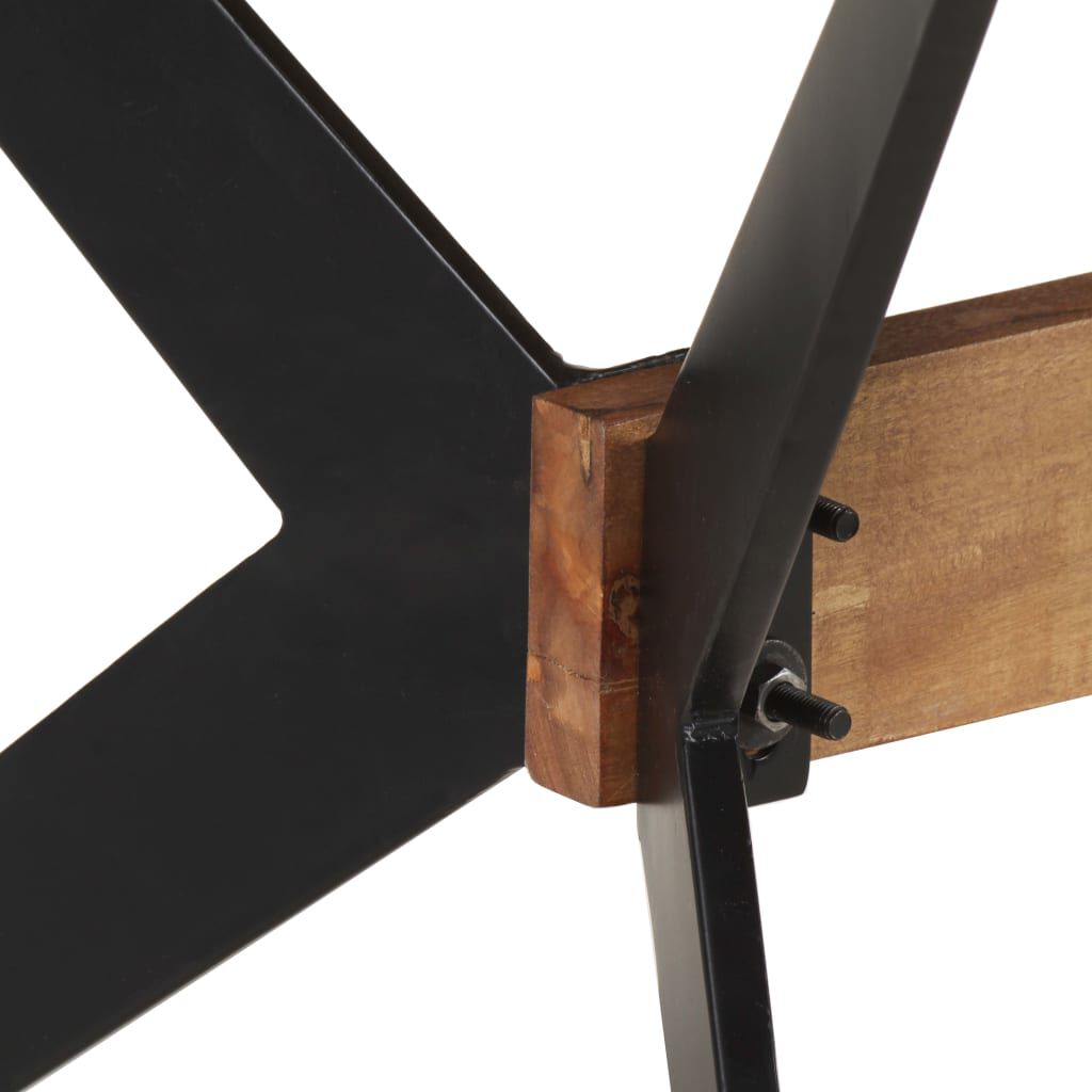 vidaXL Τραπεζαρία 180 x 90 x 76 εκ. από Μασίφ Ξύλο Μάνγκο