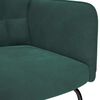 vidaXL Κουνιστή Πολυθρόνα Σκούρο Πράσινο Βελούδινη