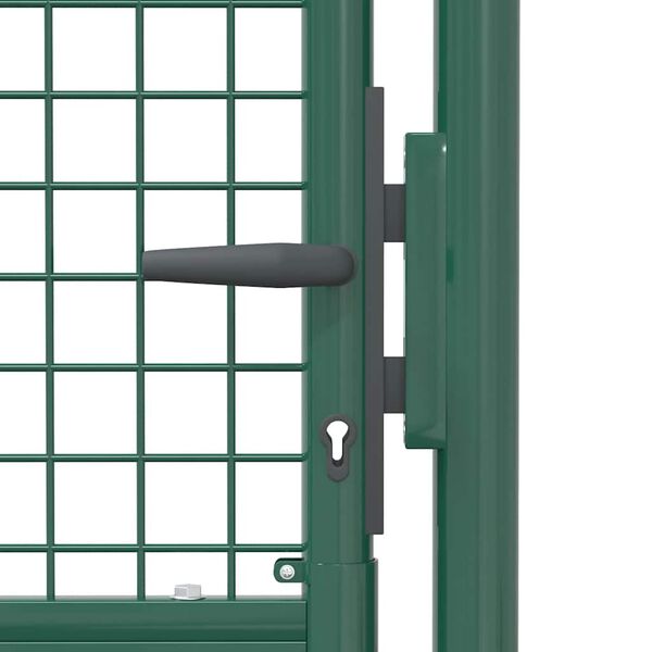 vidaXL Πόρτα Περίφραξης Πράσινη 100 x 175 εκ. Ατσάλινη