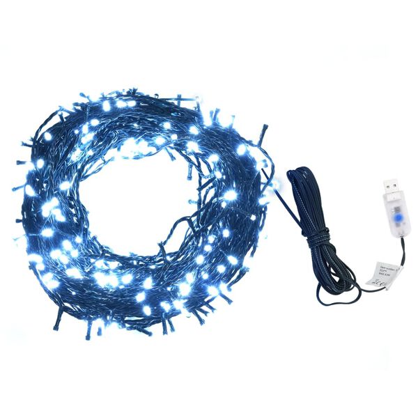 vidaXL Λαμπάκια LED Εσωτερικού/Εξωτερικού Χώρου 400 Ψυχρό Λευκό 40 μ.