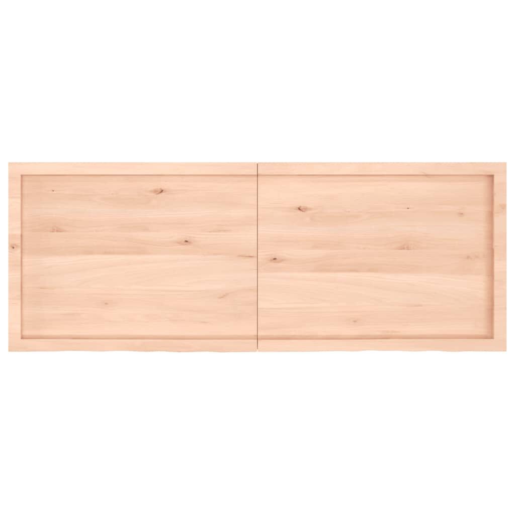 vidaXL Επιφάνεια Τραπεζιού 160x60x(2-6)εκ Ακατέργαστο Μασίφ Ξύλο Δρυός