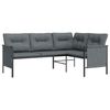 vidaXL &Kappa;&alpha;&nu;&alpha;&pi;έ&sigmaf; &Kappa;ή&pi;&omicron;&upsilon; &Gamma;&omega;&nu;&iota;&alpha;&kappa;ό&sigmaf; &Alpha;&nu;&theta;&rho;&alpha;&kappa;ί &alpha;&pi;ό &Alpha;&tau;&sigma;ά&lambda;&iota; &kappa;&alpha;&iota; Textilene