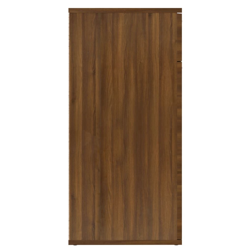vidaXL Ντουλάπι Καφέ Δρυς 80 x 36 x 75 εκ. Επεξεργασμένο Ξύλο