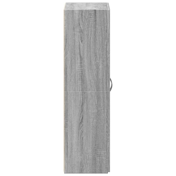 vidaXL Αρχειοθήκη Γκρι Sonoma 60x32x115 εκ. από Επεξεργασμένο Ξύλο