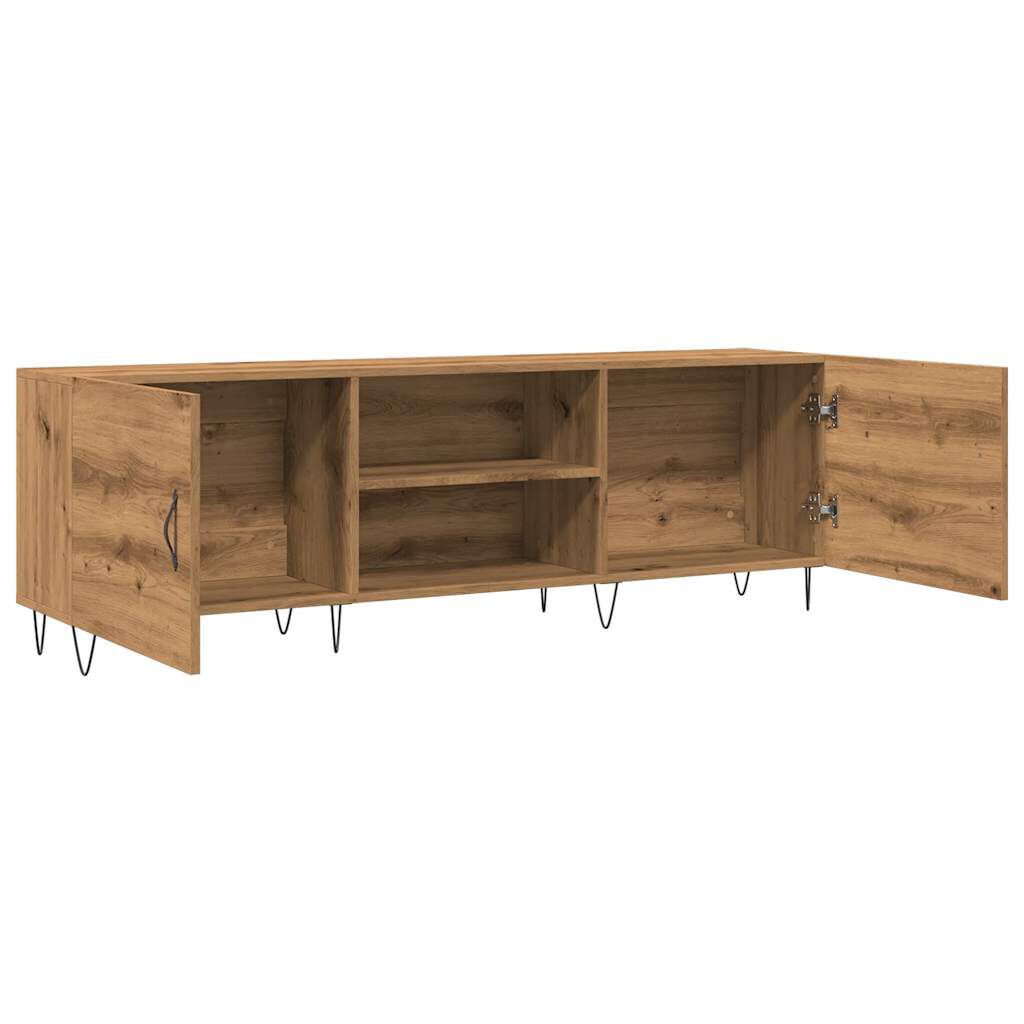 vidaXL Έπιπλο Τηλεόρασης Δρυς τεχνίτης 150x30x50 εκ. Επεξ. Ξύλο