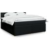 vidaXL &Kappa;&rho;&epsilon;&beta;ά&tau;&iota; Boxspring &mu;&epsilon; &Sigma;&tau;&rho;ώ&mu;&alpha; &Mu;&alpha;ύ&rho;&omicron; 180x200 &epsilon;&kappa;. &Upsilon;&phi;&alpha;&sigma;&mu;ά&tau;&iota;&nu;&omicron;
