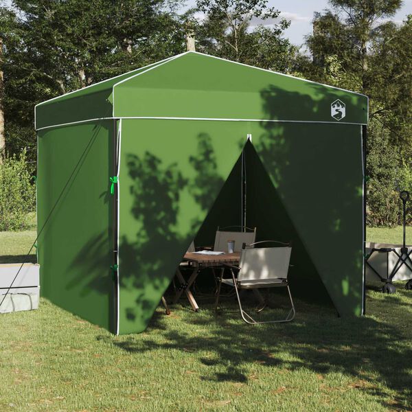 vidaXL Σκηνή Σκίασης Πράσινο 250 x 250 x 227 / 236 / 245 εκ. Ύφασμα Oxford