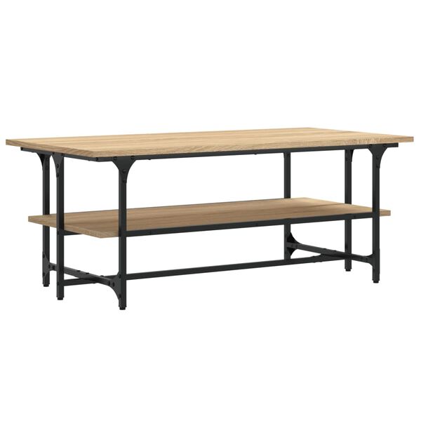 vidaXL Τραπεζάκι Σαλονιού Sonoma Δρυς 100x50x40 εκ. Επεξεργασμένο Ξύλο