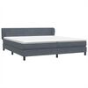 vidaXL Box Spring &Kappa;&rho;&epsilon;&beta;ά&tau;&iota; &mu;&epsilon; &sigma;&tau;&rho;ώ&mu;&alpha;&tau;&alpha; &Sigma;&kappa;&omicron;ύ&rho;&omicron; &gamma;&kappa;&rho;&iota; 180x220 cm &Beta;&epsilon;&lambda;&omicron;ύ&delta;&iota;&nu;&omicron;