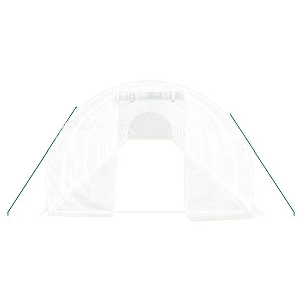 vidaXL &Theta;&epsilon;&rho;&mu;&omicron;&kappa;ή&pi;&iota;&omicron; &Lambda;&epsilon;&upsilon;&kappa;ό 54 &mu;&sup2; 18 x 3 x 2 &mu;. &mu;&epsilon; &Alpha;&tau;&sigma;ά&lambda;&iota;&nu;&omicron; &Pi;&lambda;&alpha;ί&sigma;&iota;&omicron;