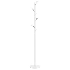 vidaXL Καλόγερος Λευκός 172 εκ. Σίδερο με Ηλεκτροστατική Βαφή Πούδρας