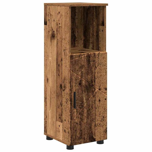 vidaXL Ντουλάπι Μπάνιου Παλαιό ξύλο 30 x 35 x 95 εκ Επεξεργασμένο ξύλο
