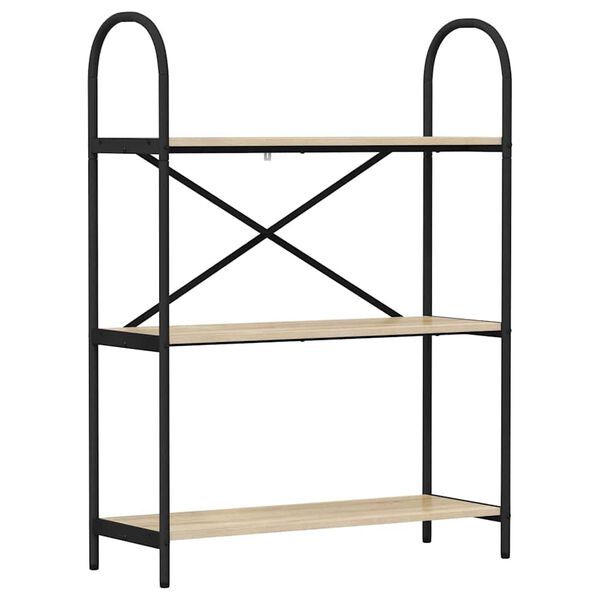 vidaXL &Rho;ά&phi;&iota; &Beta;&iota;&beta;&lambda;ί&omega;&nu; &Delta;&rho;ύ&sigmaf; Sonoma 80 x 30 x 109 &epsilon;&kappa; &Epsilon;&pi;&epsilon;&xi;&epsilon;&rho;&gamma;&alpha;&sigma;&mu;έ&nu;&omicron; &xi;ύ&lambda;&omicron;