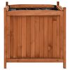 vidaXL Ζαρντινιέρες Υπερυψωμένες 2 τεμ. 50 x 50 x 50 εκ. Ξύλο Ελάτης