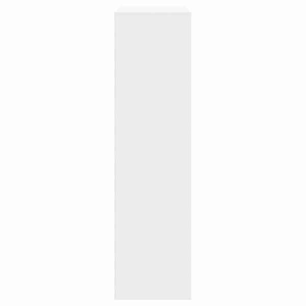vidaXL Γραμματοκιβώτιο για Πακέτα Λευκό 44x22x82 εκ. Χάλυβας
