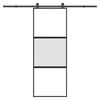 vidaXL &Sigma;&upsilon;&rho;ό&mu;&epsilon;&nu;&eta; &pi;ό&rho;&tau;&alpha; &mu;&epsilon; &sigma;&epsilon;&tau; &upsilon;&lambda;&iota;&kappa;&omicron;ύ 76x205 cm &alpha;&pi;ό &gamma;&upsilon;&alpha;&lambda;ί&&Alpha;&lambda;&omicron;&upsilon;&mu;ί&nu;&iota;&omicron;