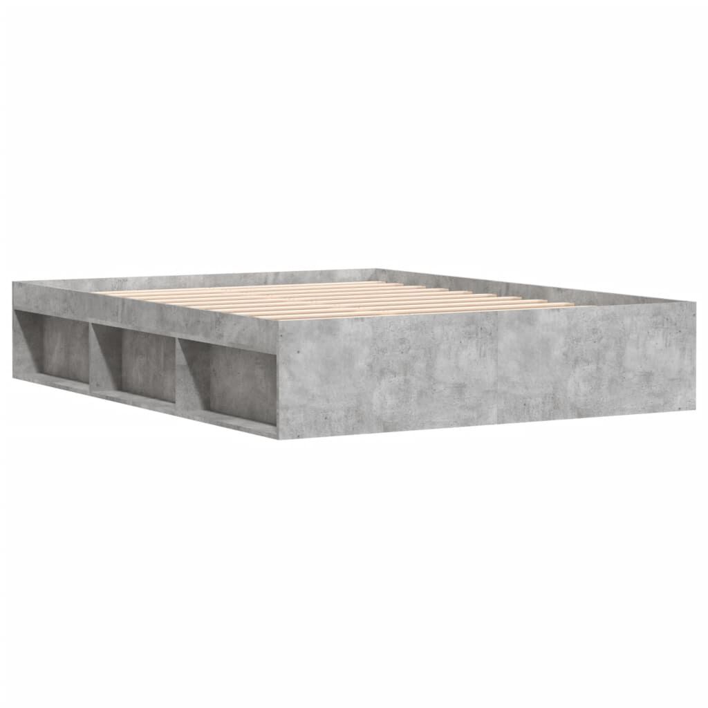vidaXL Πλαίσιο Κρεβατιού Γκρι Σκυροδέματος 160 x 200 εκ.
