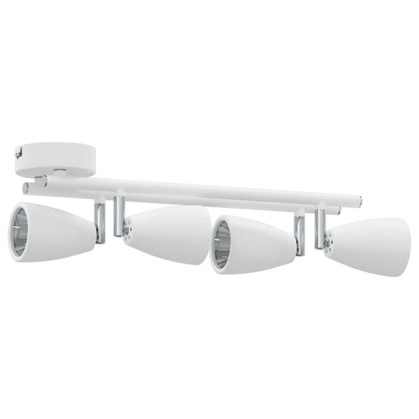 vidaXL Σποτ οροφής Λευκό 69.5 x 12.5 x 10.5 εκ. Ατσάλι