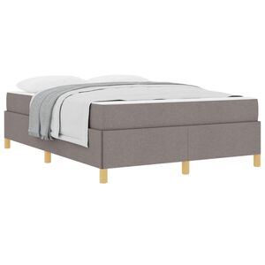 vidaXL &Sigma;&kappa;&epsilon;&lambda;&epsilon;&tau;ό&sigmaf; &Kappa;&rho;&epsilon;&beta;&alpha;&tau;&iota;&omicron;ύ &mu;&epsilon; &sigma;&tau;&rho;ώ&mu;&alpha; Taupe 140 x 190 cm ύ&phi;&alpha;&sigma;&mu;&alpha;