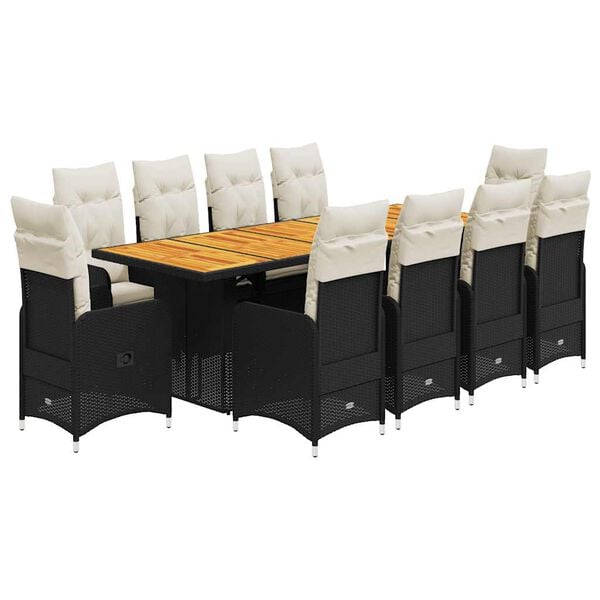 vidaXL &Sigma;&epsilon;&tau; &Epsilon;&pi;ί&pi;&lambda;&omega;&nu; Bistro &Kappa;ή&pi;&omicron;&upsilon; 11&tau;&epsilon;&mu; &Mu;&alpha;ύ&rho;&omicron; &Sigma;&upsilon;&nu;&theta;&epsilon;&tau;. &Rho;&alpha;&tau;ά&nu; &mu;&epsilon; &Mu;&alpha;&xi;&iota;&lambda;ά&rho;&iota;&alpha;