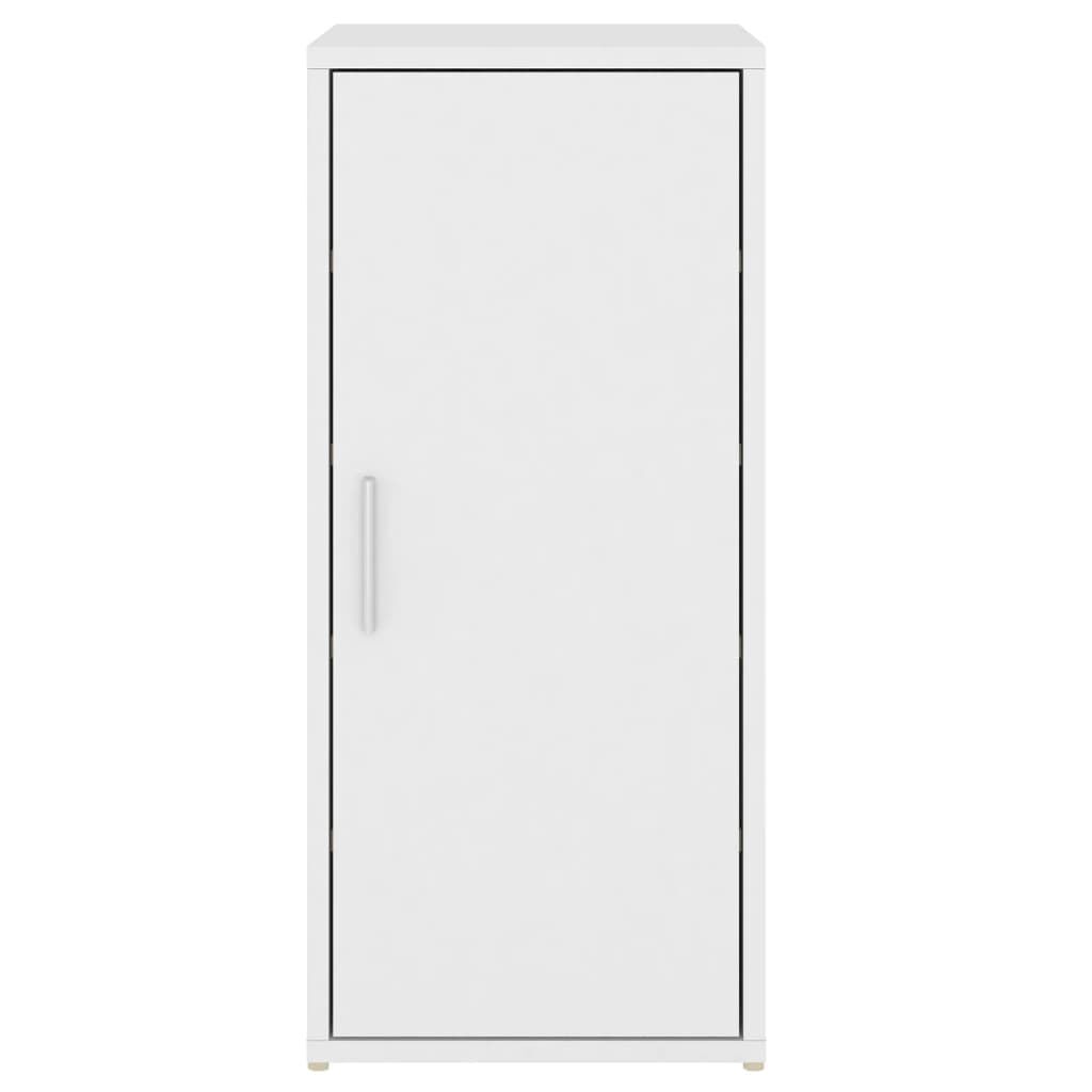 vidaXL Παπουτσοθήκη Λευκή 32 x 35 x 70 εκ. από Επεξ. Ξύλο
