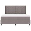 vidaXL &Kappa;&rho;&epsilon;&beta;ά&tau;&iota; &mu;&epsilon; &epsilon;&lambda;&alpha;&tau;ή&rho;&iota;&alpha; &mu;&epsilon; &sigma;&tau;&rho;ώ&mu;&alpha; Taupe 180 x 200 cm ύ&phi;&alpha;&sigma;&mu;&alpha;