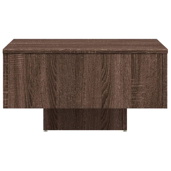 vidaXL Τραπεζάκι Σαλονιού Καφέ Δρυς 60x60x31,5 εκ. από Επεξεργ. Ξύλο