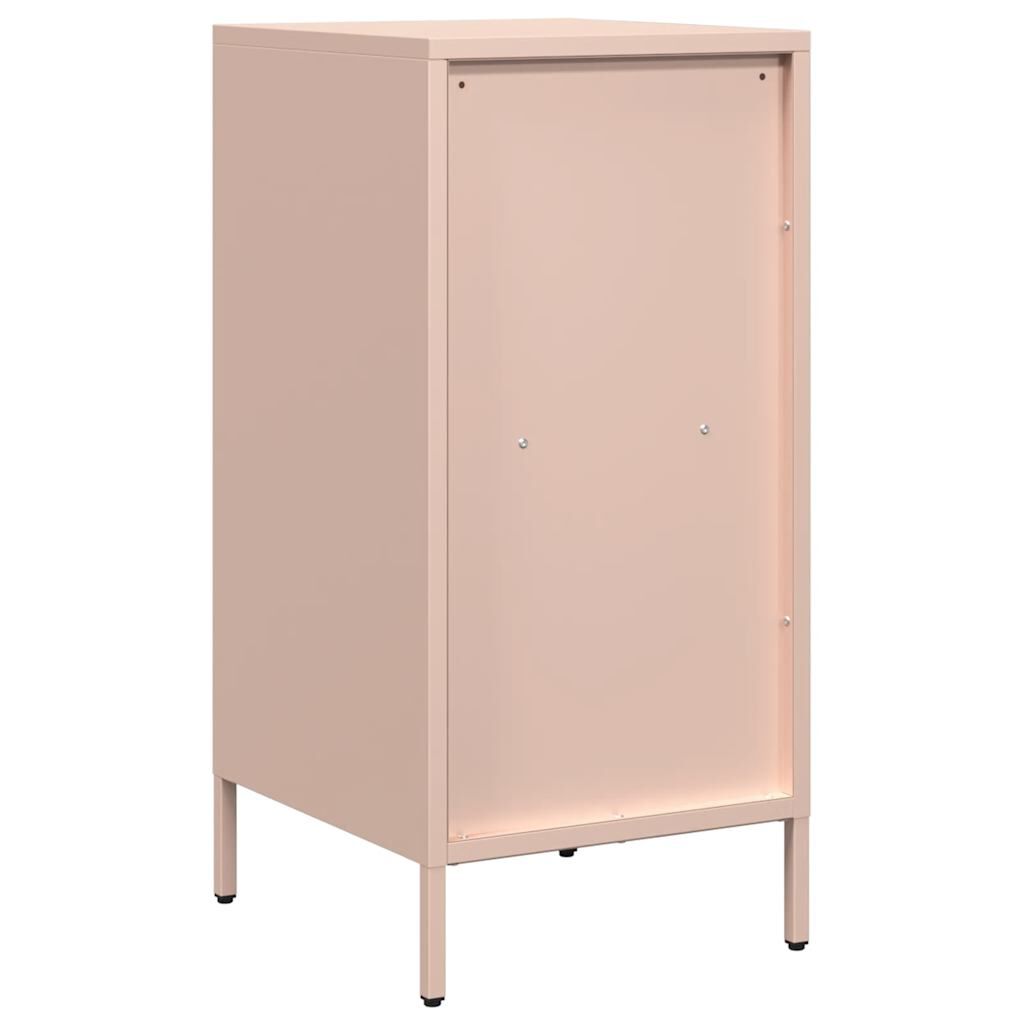 vidaXL Ντουλάπι Ροζ 35x39x73,5 εκ. από Χάλυβα Ψυχρής Έλασης