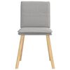 vidaXL Καρέκλες τραπεζαρίας 4 τεμ Cloud Grey Fabric