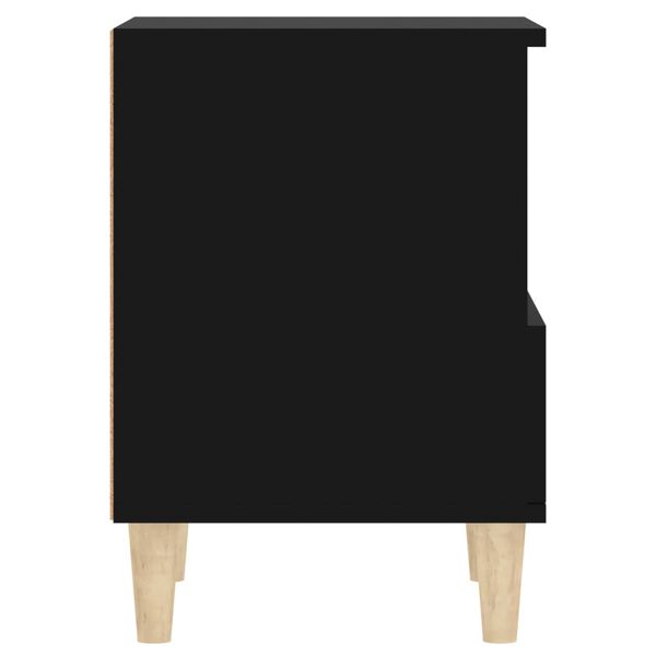 vidaXL Κομοδίνο Μαύρο 40 x 35 x 50 εκ.