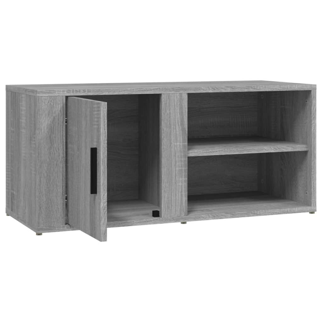 vidaXL Έπιπλο Τηλεόρασης Γκρι Sonoma 80x31,5x36 εκ. από Επεξεργ. Ξύλο