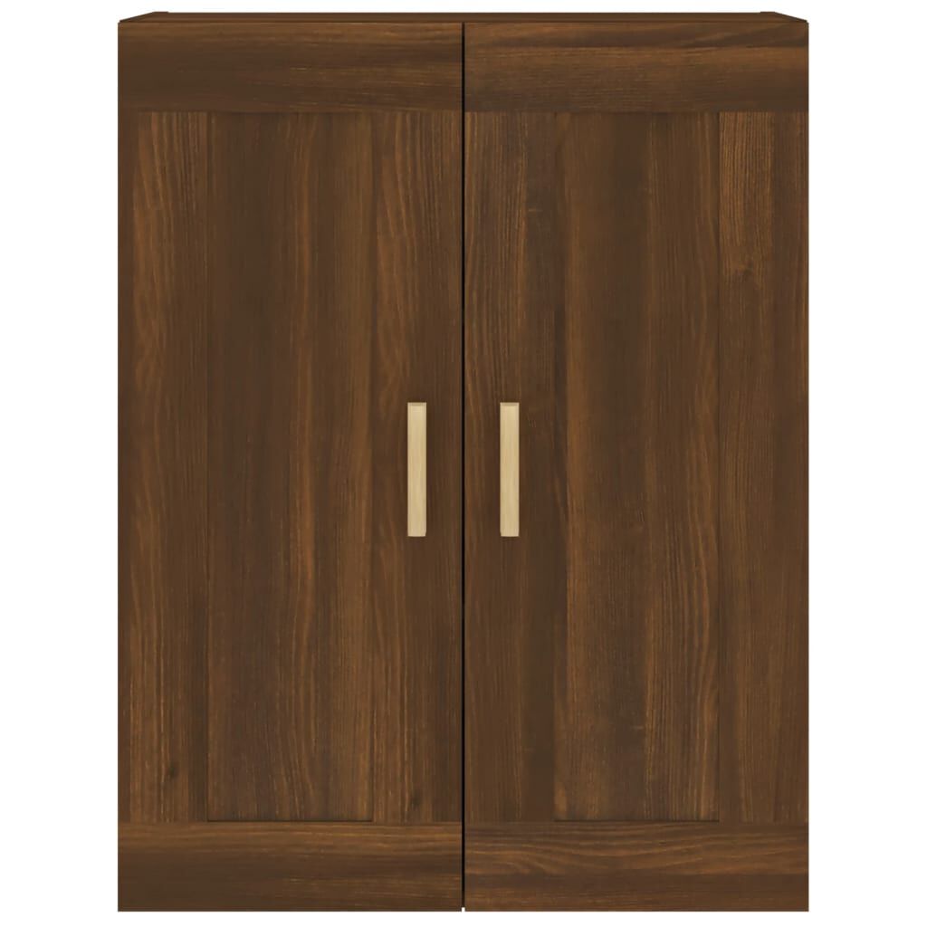 vidaXL Ντουλάπι Τοίχου Καφέ Δρυς 69,5x32,5x90 εκ. Επεξεργασμένο Ξύλο