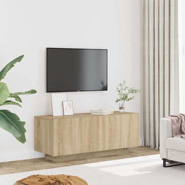 vidaXL Έπιπλο Τηλεόρασης Sonoma Δρυς 100x35x40 εκ. Επεξ. Ξύλο