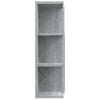vidaXL Ντουλάπι Καθρέπτης Μπάνιου Γκρι Sonoma 80x20,5x64 εκ Επεξ. Ξύλο