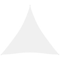vidaXL Πανί Σκίασης Τρίγωνο Λευκό 3 x 3 x 3 μ. από Ύφασμα Oxford
