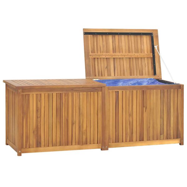 vidaXL Μπαούλο Κήπου 150 x 50 x 55 εκ. από Μασίφ Ξύλο Teak